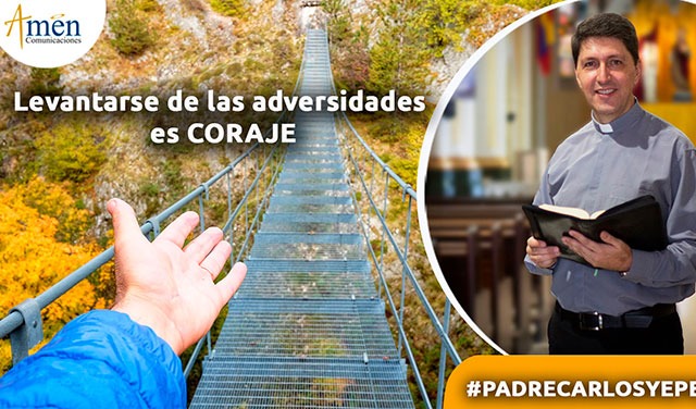 Padre Carlos Yepes coraje
