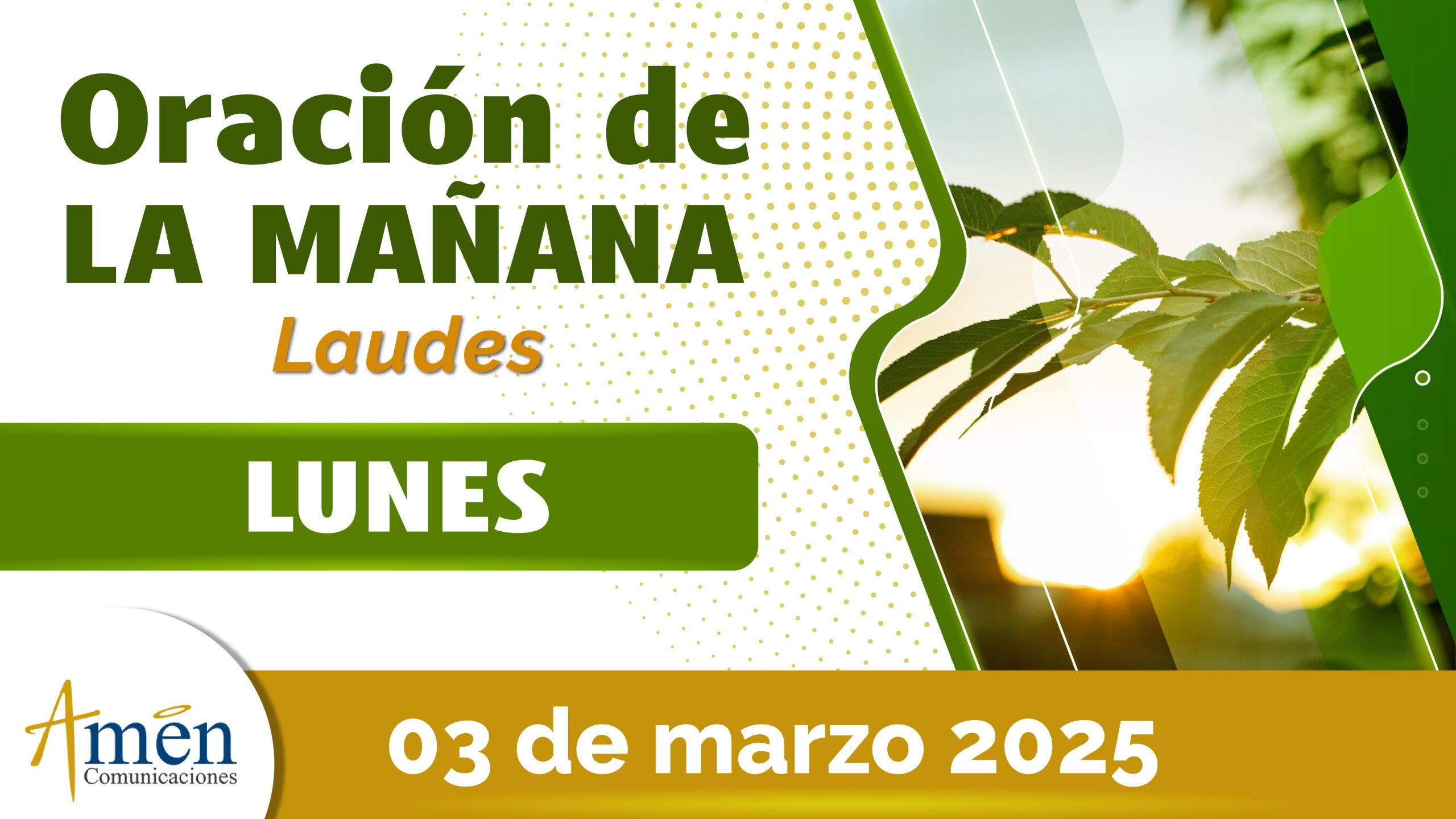 Oración de la mañana - 3 marzo 2025 - padre carlos yepes