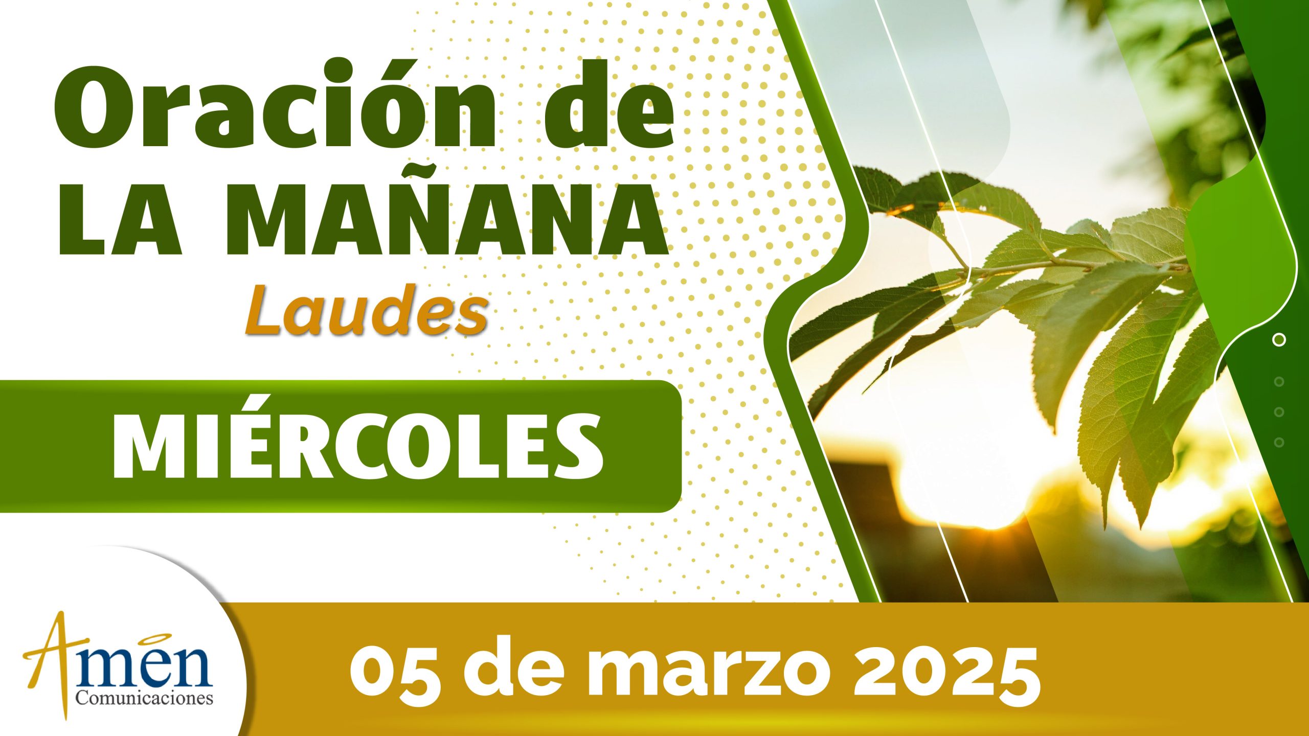 Oración de la mañana - 5 marzo 2025 - padre carlos yepes