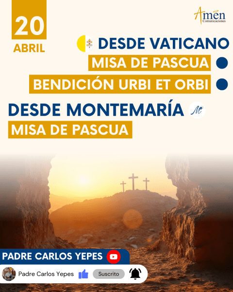 Domingo de resurrección  padre carlos yepes - misa de resurrección - misa de pascua padre carlos yepes -