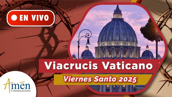 santo viacrucis vaticano - viernes santo padre carlos yepes - semana santa 2025