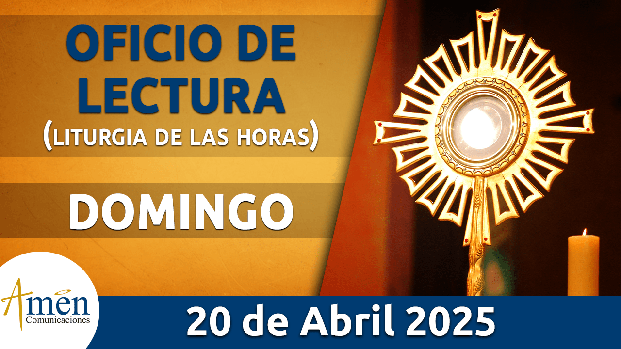 Oficio de lectura - 20 abril 2025 - padre carlos yepes - semana santa 2025 - transmisiones especiales semana santa padre carlos yepes