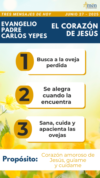 mensajes del evangelio - padre carlos yepes -27 de junio