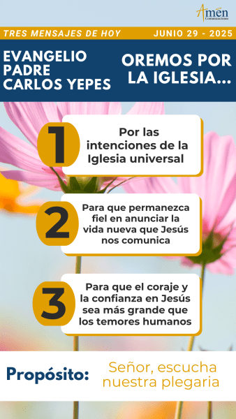 mensajes del evangelio - padre carlos yepes -29 de junio