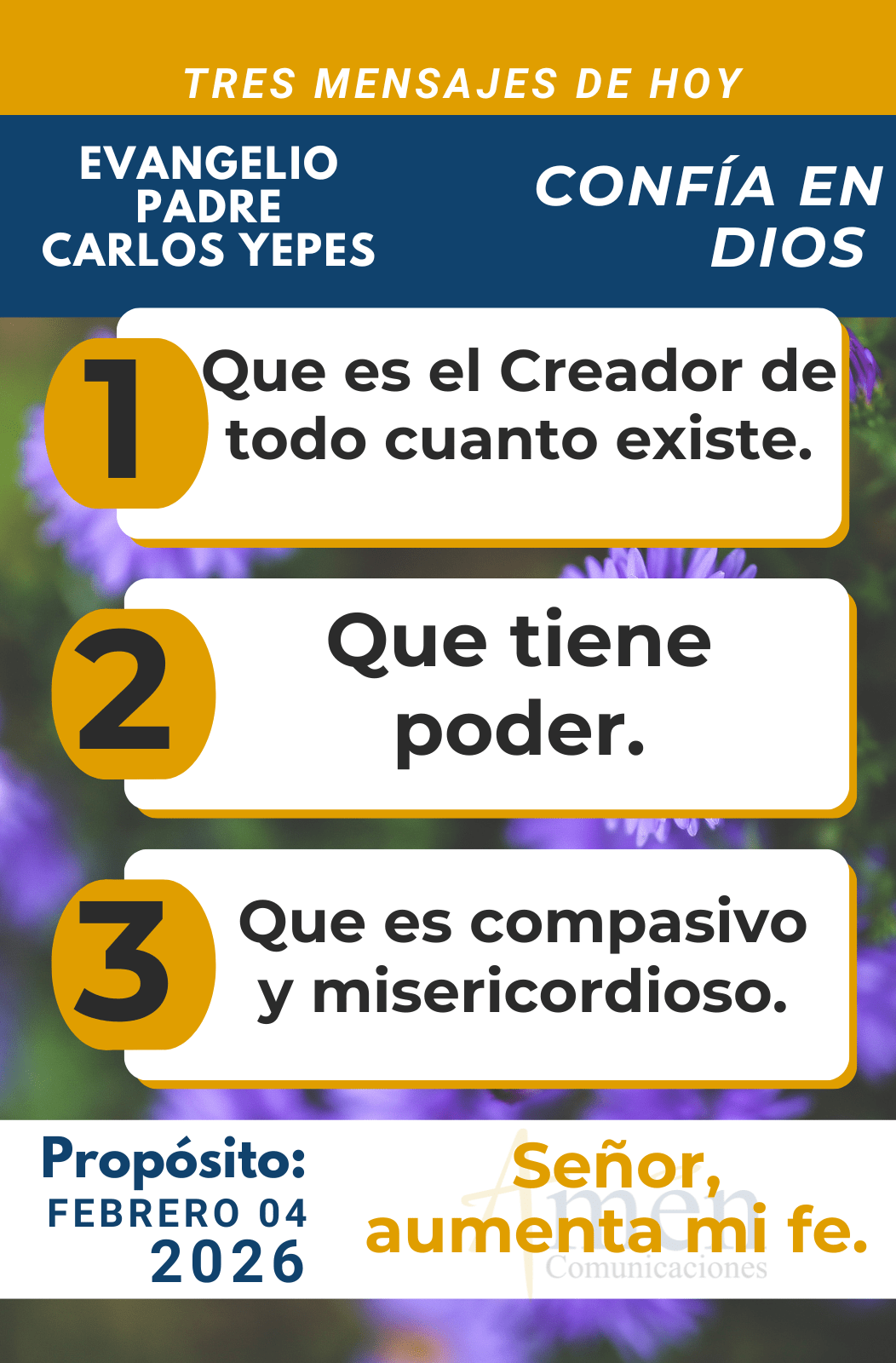 Evangelio de Hoy 4 febrero de 2026 | Padre Carlos Yepes