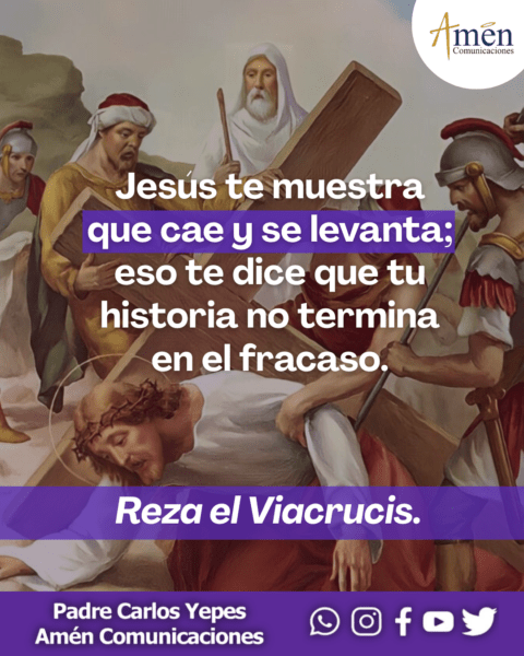 Jesús cae - viacrucis