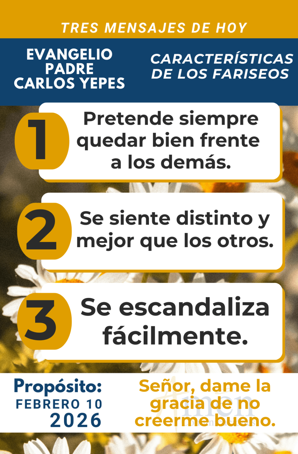Evangelio de Hoy 10 febrero de 2026 | Padre Carlos Yepes