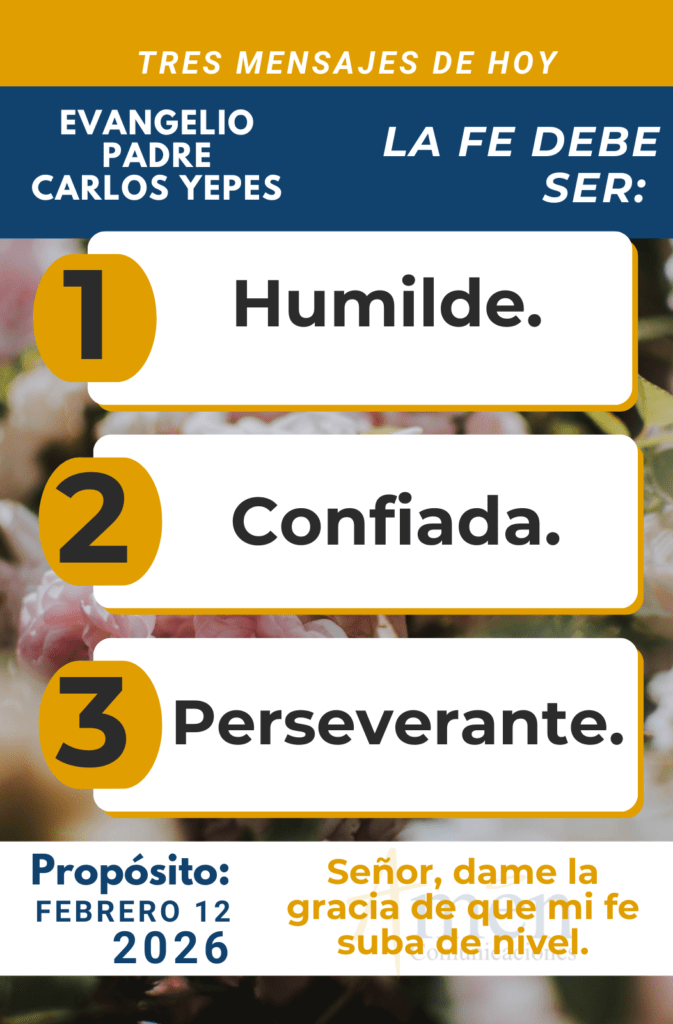 Evangelio de Hoy 12 febrero de 2026 | Padre Carlos Yepes