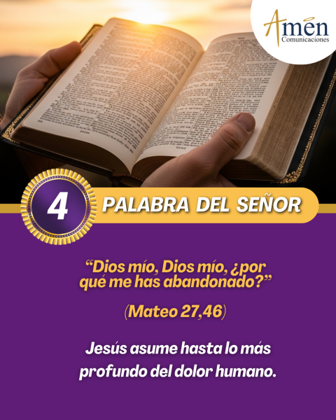 cuarta palabra de Jesús en la Cruz 
