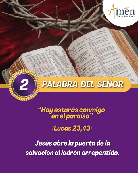 segunda palabra de Jesús en la cruz 