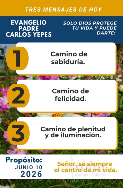 Padre carlos Yepes - evangelio de hoy - 10 de junio 2026