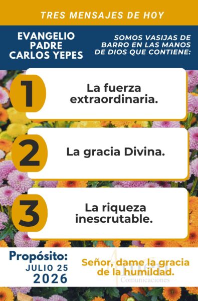 Evangelio de hoy - 25 de julio 2026 - amen comunicaciones