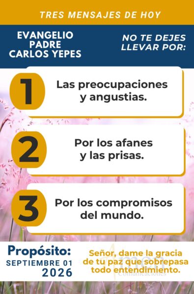 Evangelio de hoy - resumen - 1 de agosto 2026 - amen comunicaciones