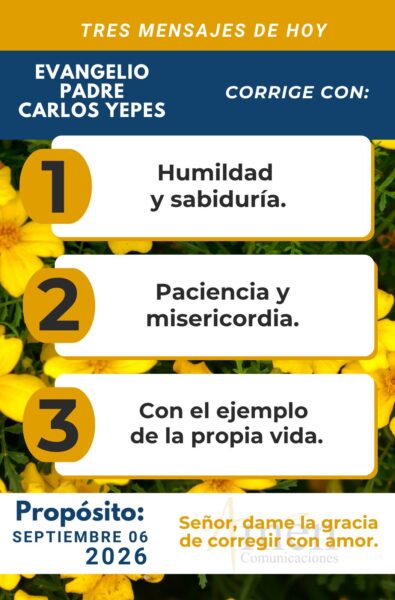 Evangelio de hoy - resumen - 6 de agosto 2026 - amen comunicaciones