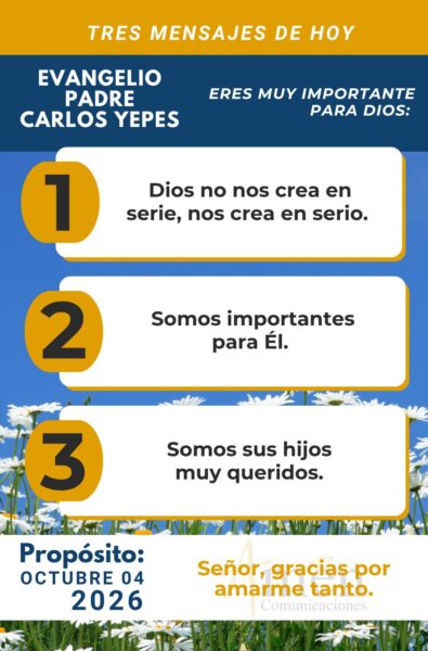 Evangelio de hoy - resumen - 4 de octubre 2026 - amen comunicaciones