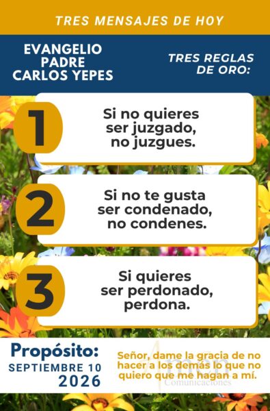 Evangelio de hoy - resumen - 10 de agosto 2026 - amen comunicaciones