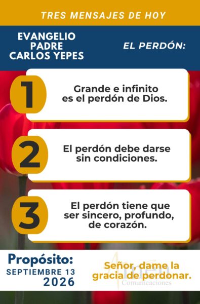 Evangelio de hoy - resumen - 13 de agosto 2026 - amen comunicaciones
