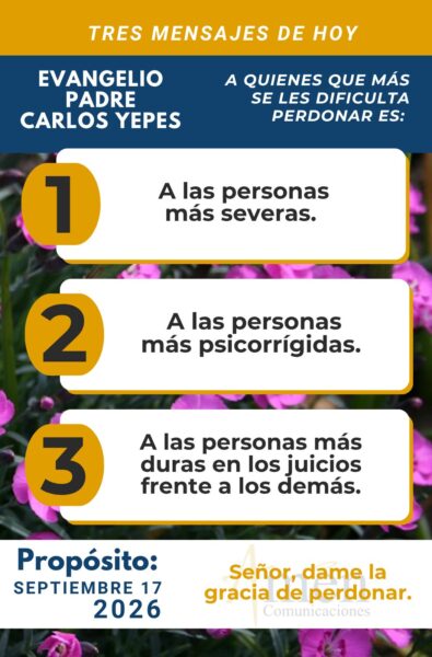 Evangelio de hoy - resumen - 17 de agosto 2026 - amen comunicaciones