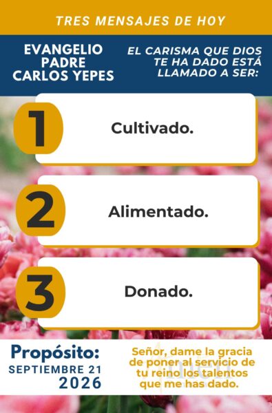 Evangelio de hoy - resumen - 21 de agosto 2026 - amen comunicaciones