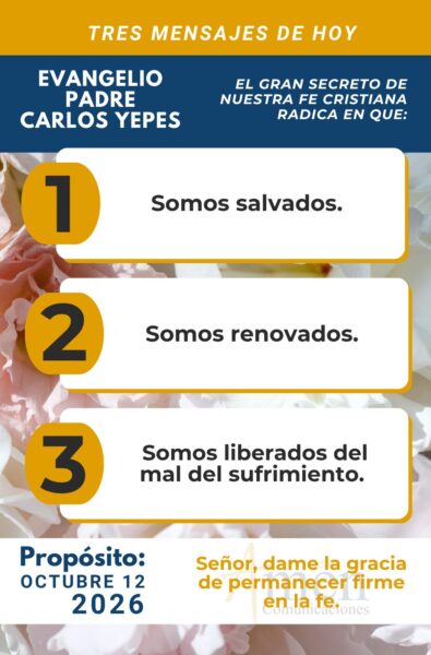 Evangelio de hoy - resumen 12 de octubre 2026 - amen comunicaciones
