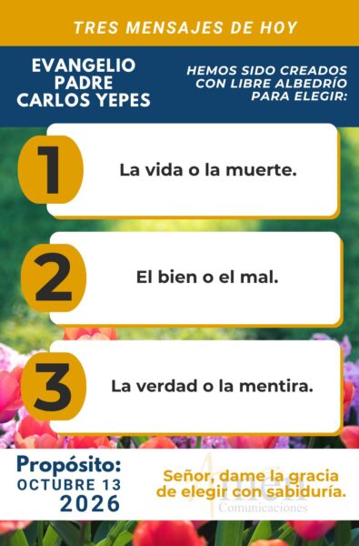 Evangelio de hoy - resumen 13 de octubre 2026 - amen comunicaciones